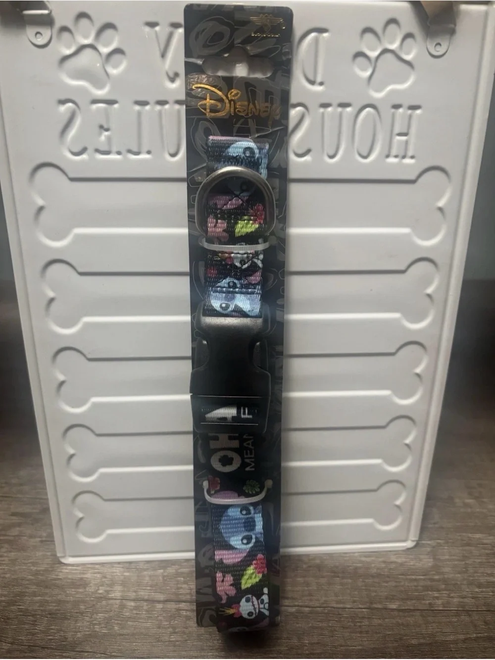 Disney Stitch Adjustable Nylon Dog Collar Large Standard for Collie Labrador